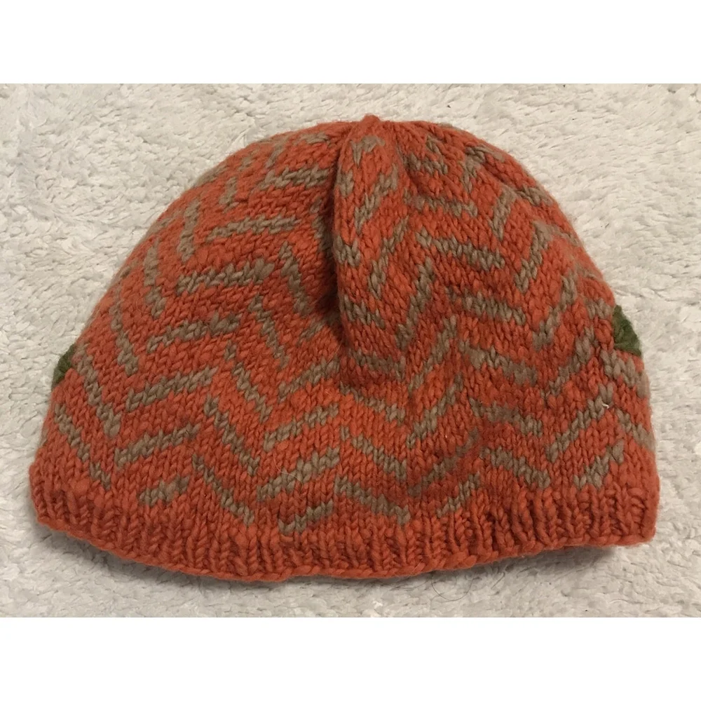 Anthropologie The French Knot Wool Hat with Flowers